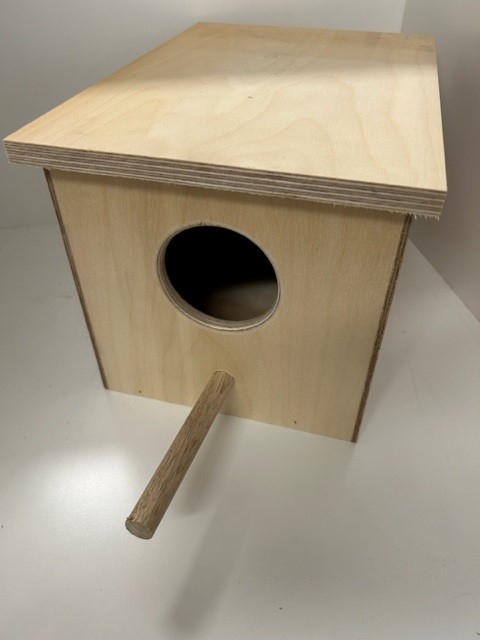Plywood Large Parrot nesting Box